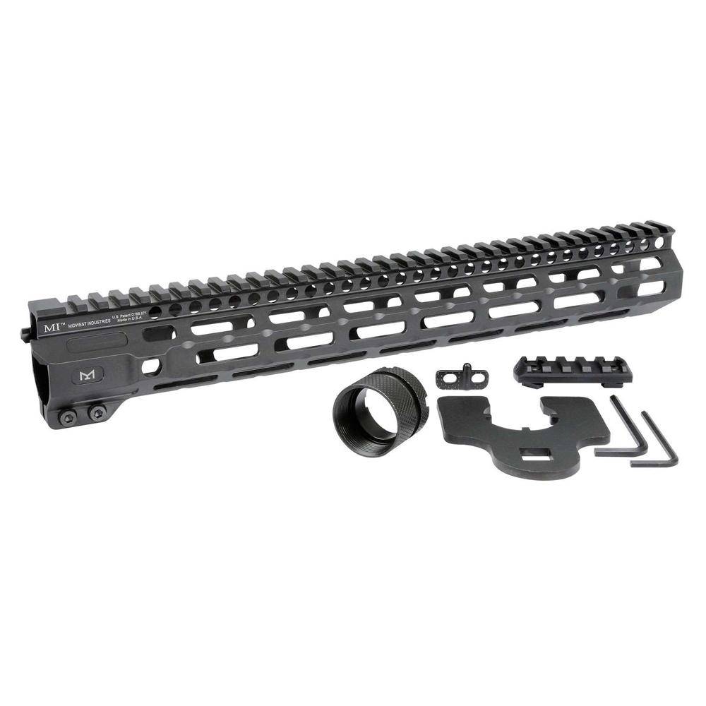 Midwest Industries Combat Rail Free Float Handguard 14" M-LOK Black