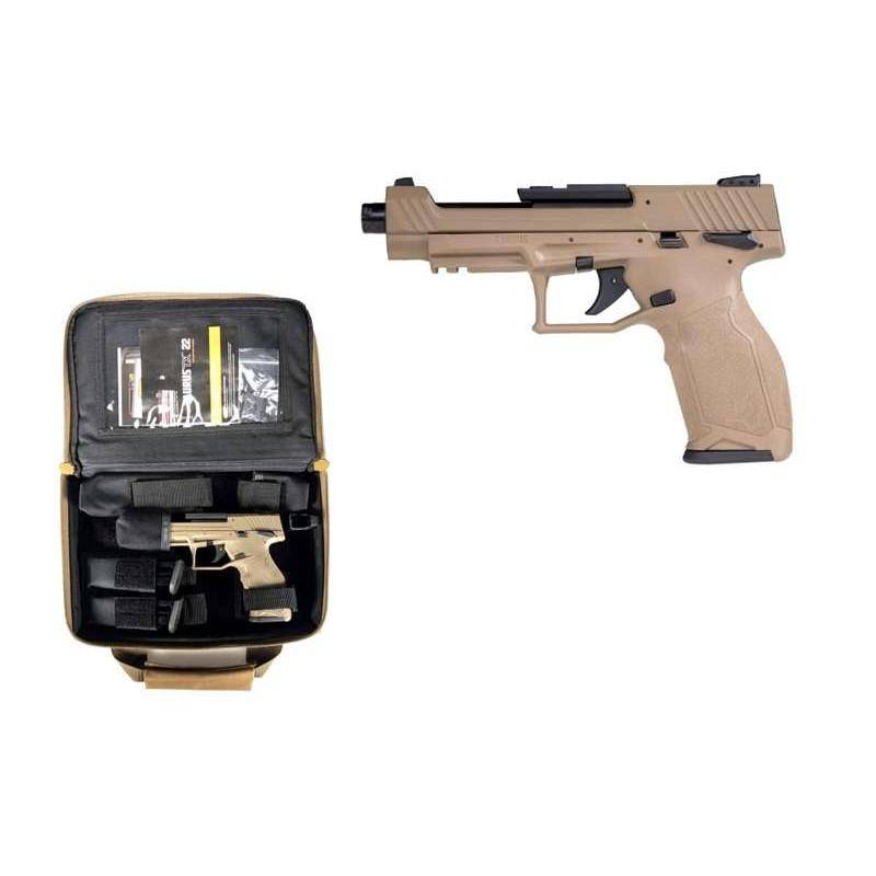 Taurus TX22 Competition Handgun .22 LR 16rd Magazines (3) 5.25" Barrel FDE with Soft Case