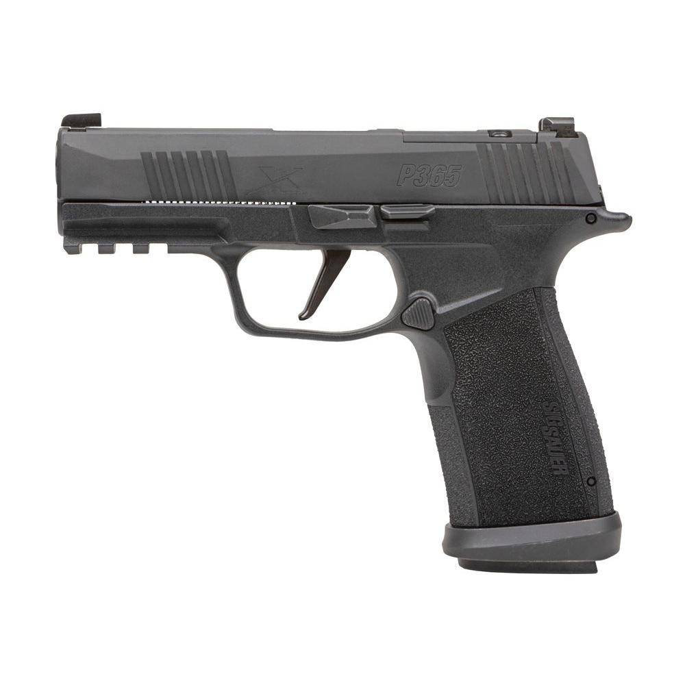 Sig Sauer P365 XMACRO TACOPS Handgun 9mm Luger 17rd Magazines(4) 3.7" Barrel Black