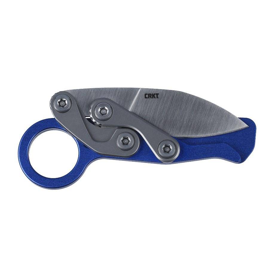 CRKT Provoke EDC Folding Knife 2-1/2" Drop Point Blade Blue