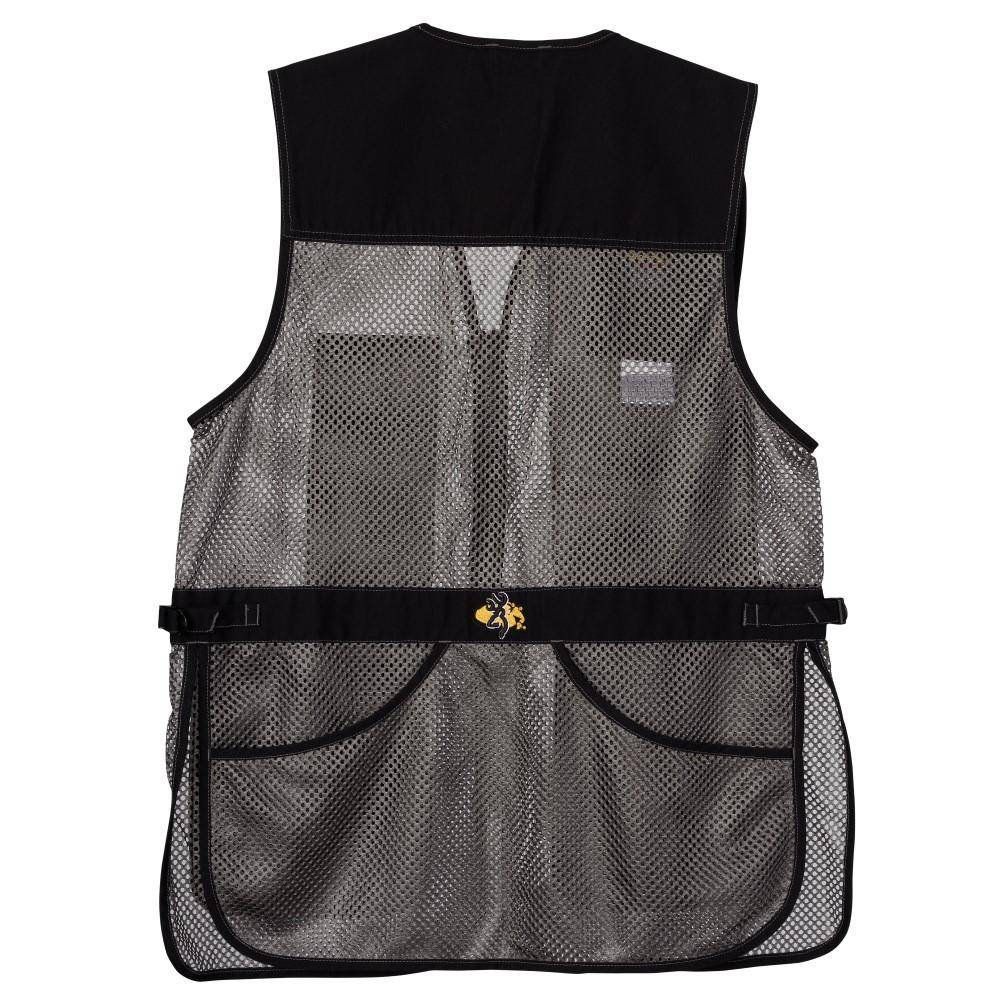 Browning Trapper Creek Mesh Shooting Vest Grey 2XL