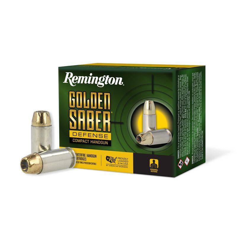 Remington Golden Saber Defense Compact Ammunition .45 Auto 230 gr BJHP 725 fps 20/ct