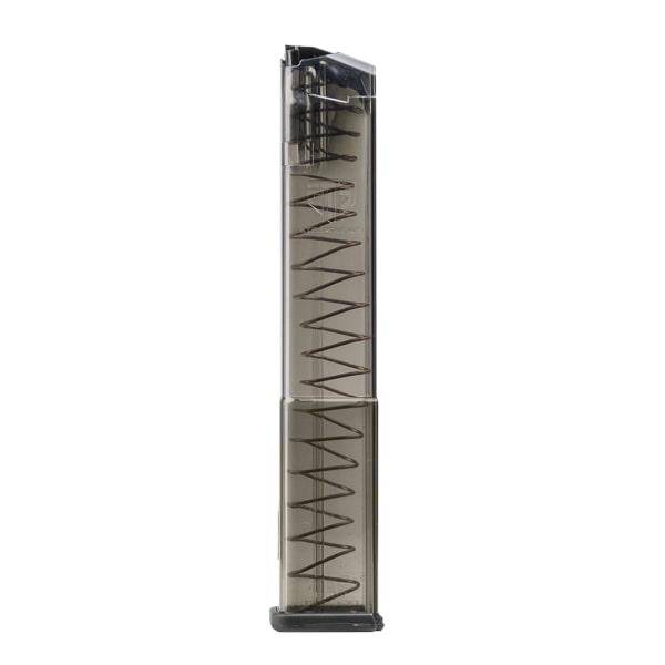 Elite Tactical Systems Carbon Smoke Handgun Magazine for Glock 17 9mm Luger 32/rd