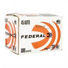 Federal Champion Handgun Ammunition .45 Auto 230gr FMJ 890 fps 300/ct (Bulk)