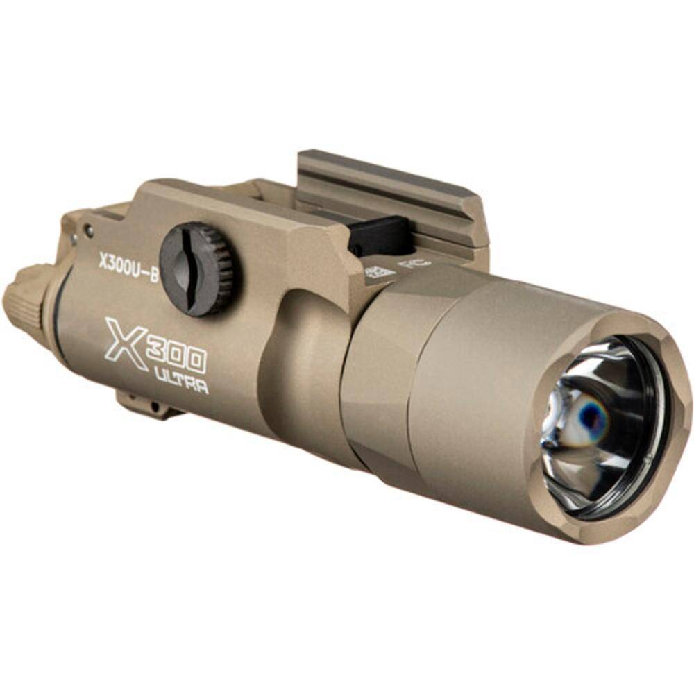 Surefire X300T-B Turbo Weapon Light Universal and Pic Mount 650 Lumens Tan Thumb Screw