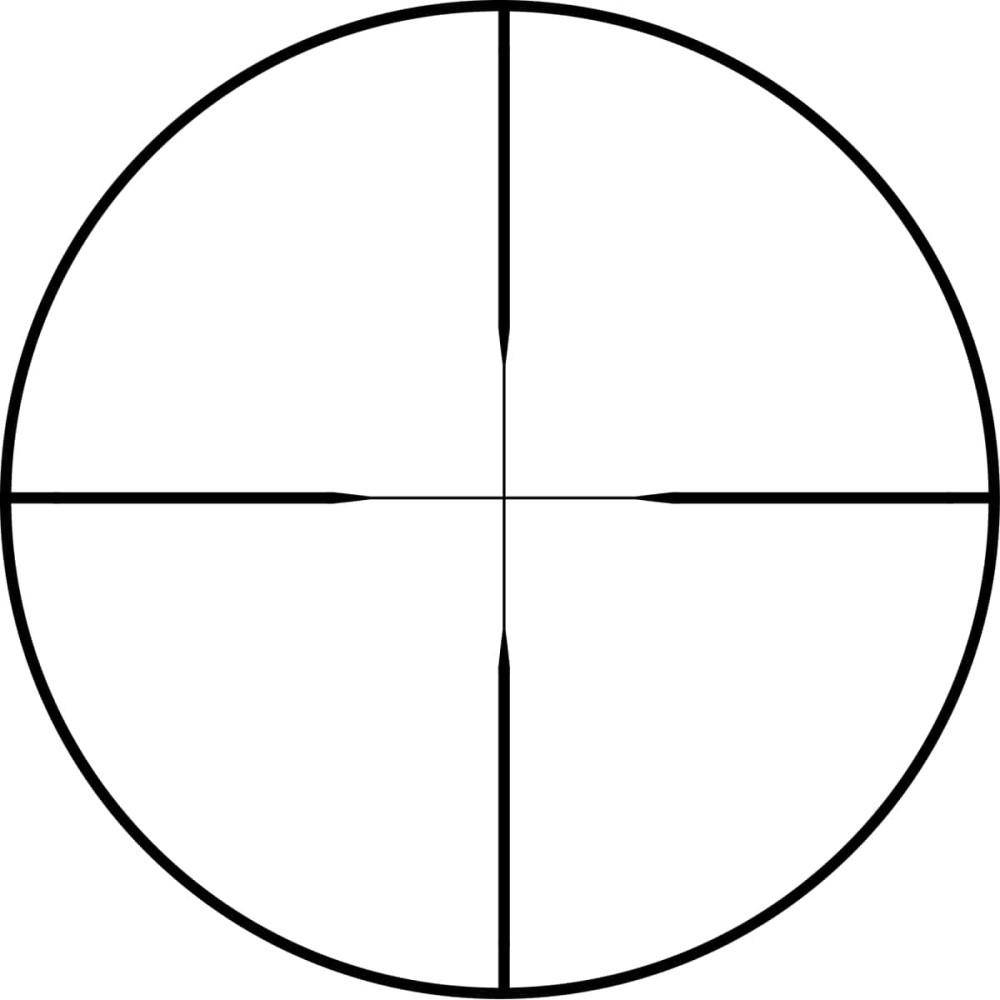KonusPro 4x32mm Rifle Scope 30/30 Engraved Reticle Non Illuminated Matte Black