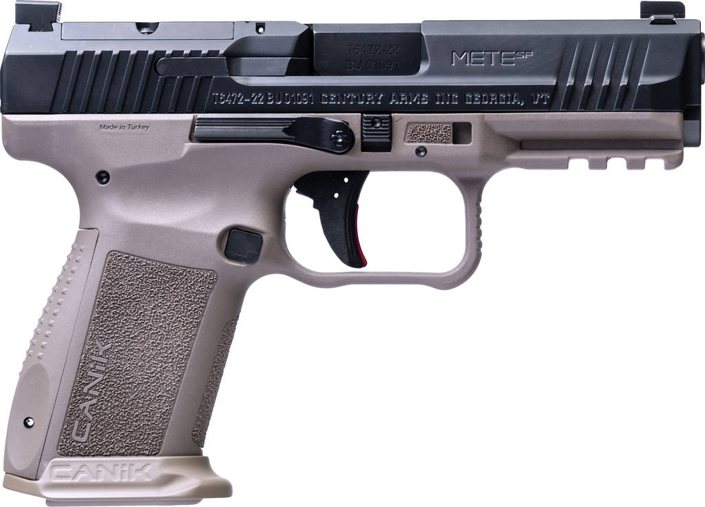 Canik Mete SF Handgun 9mm Luger 15rd Magazine 4.08" Barrel Black/FDE