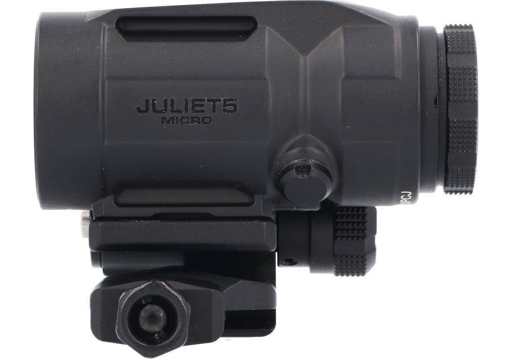 Sig Sauer JULIET5 Mirco 5x Magnifier - 5x24mm Push Button Mount w Spacers Black - Image 4
