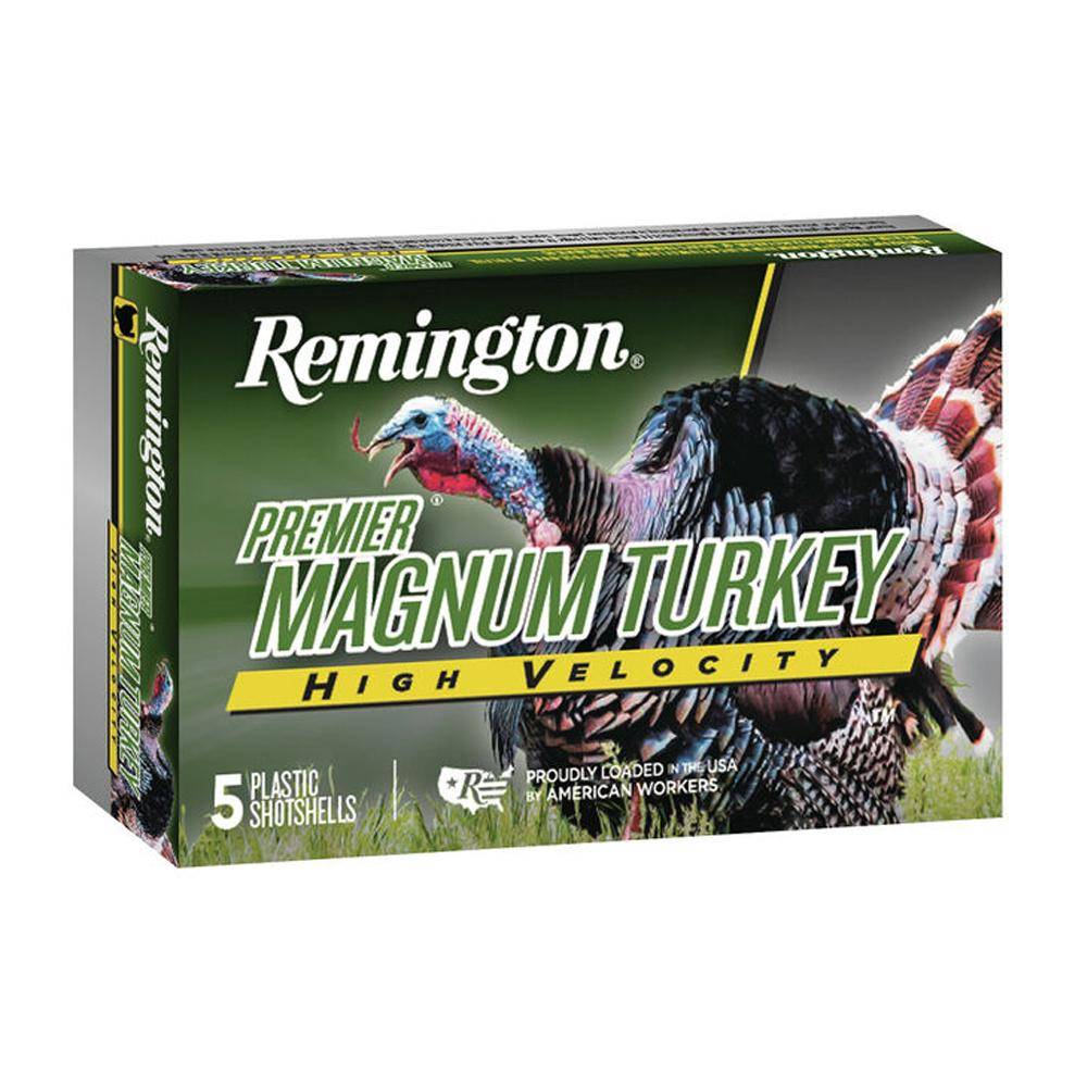Remington Premier Magnum Turkey High Velocity Turkey Loads 20 ga 3" 1-1/8 oz #5 1300 fps 5/ct