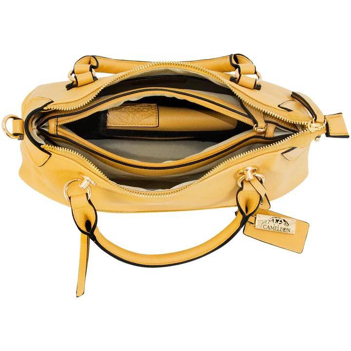 Cameleon Darcy Concealed Carry Purse Biscuit Yellow - Image 5