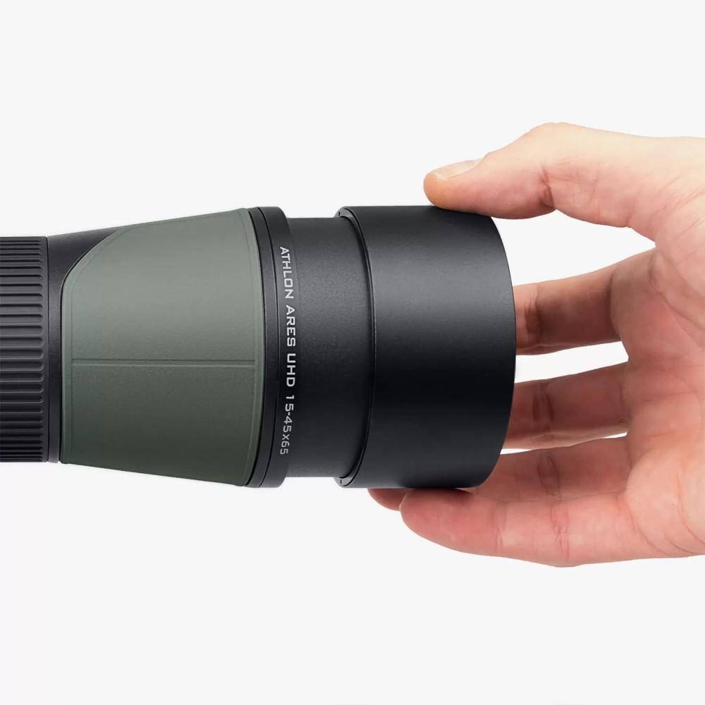 Athlon Ares G2 UHD Spotting Scope 15-45x65 Green Straight Angle - Image 4