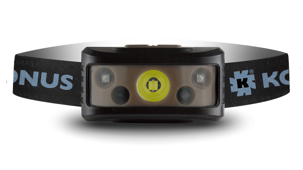 Konus Konusflash-7 Rechargeable Headlamp 236 lumens 4 modes w Hand Motion Sensor