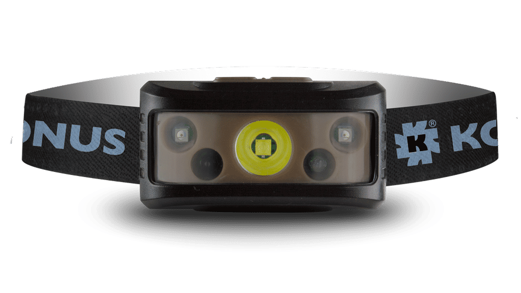 Konus Konusflash-7 Rechargeable Headlamp 236 lumens 4 modes w Hand Motion Sensor