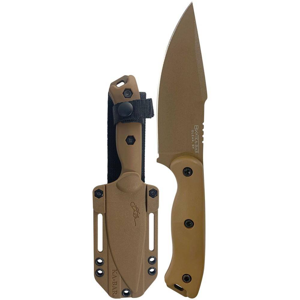 Ka-Bar Becker Harpoon Fixed Knife 4-5/8" Harpoon Blade Brown - Image 2