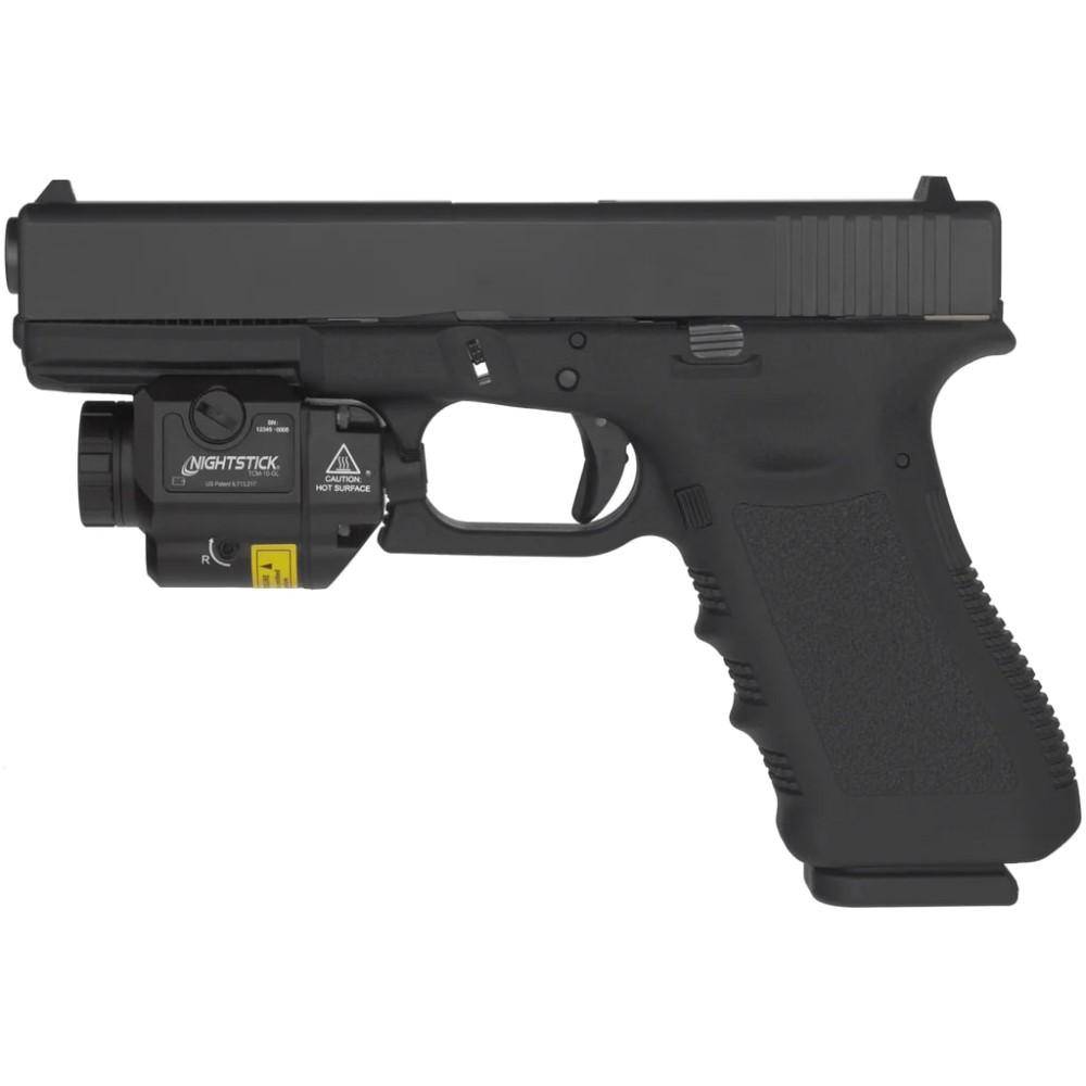 Nightstick TCM-10-GL Compact Weapon Light with Green Laser 650 Lumens Black - Image 4