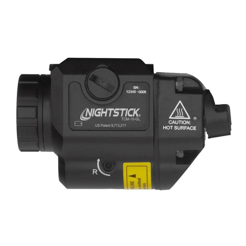 Nightstick TCM-10-GL Compact Weapon Light with Green Laser 650 Lumens Black - Image 5