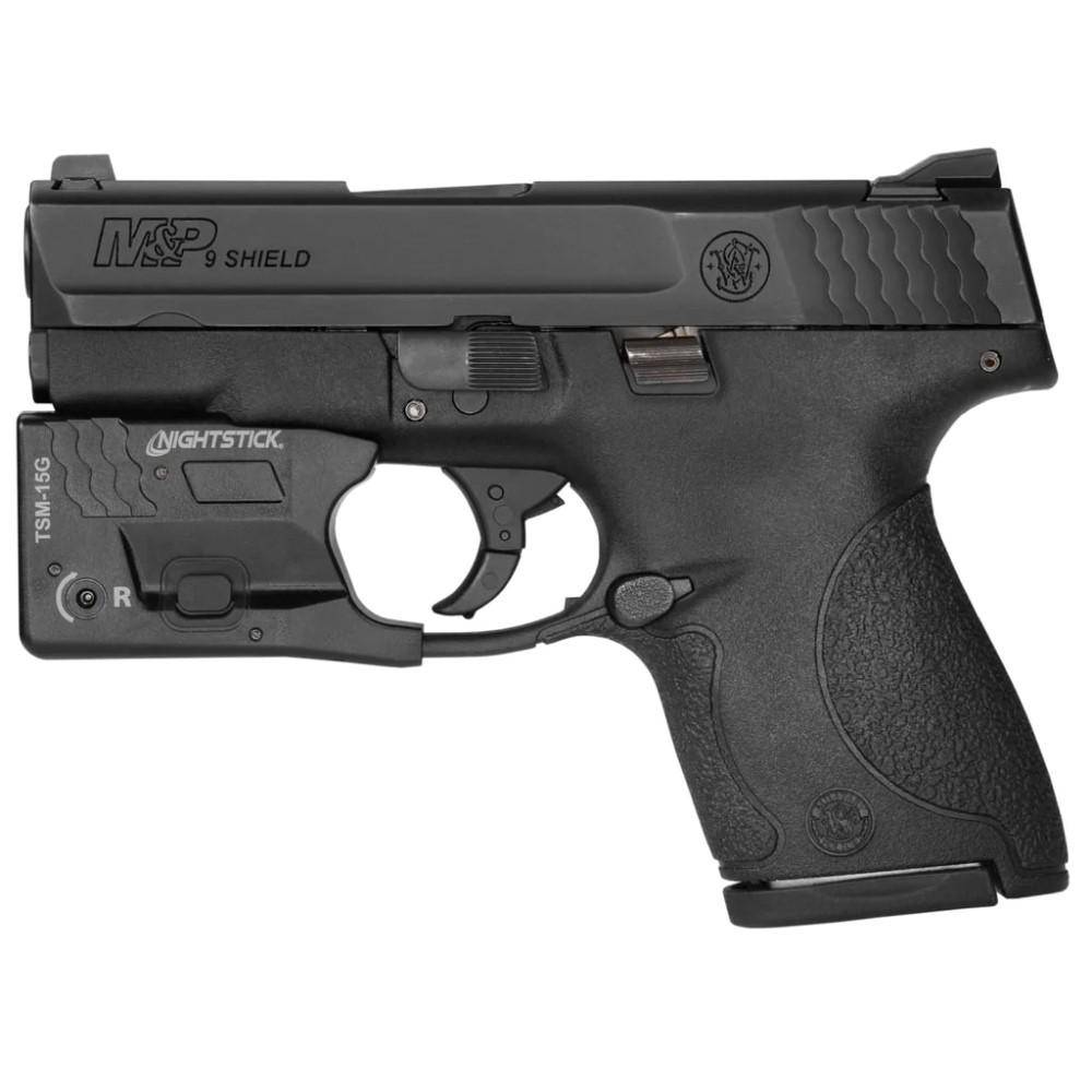 Nightstick Weapon Light with Green Laser Black for S&W M&P Shield/Shield Plus - Image 2