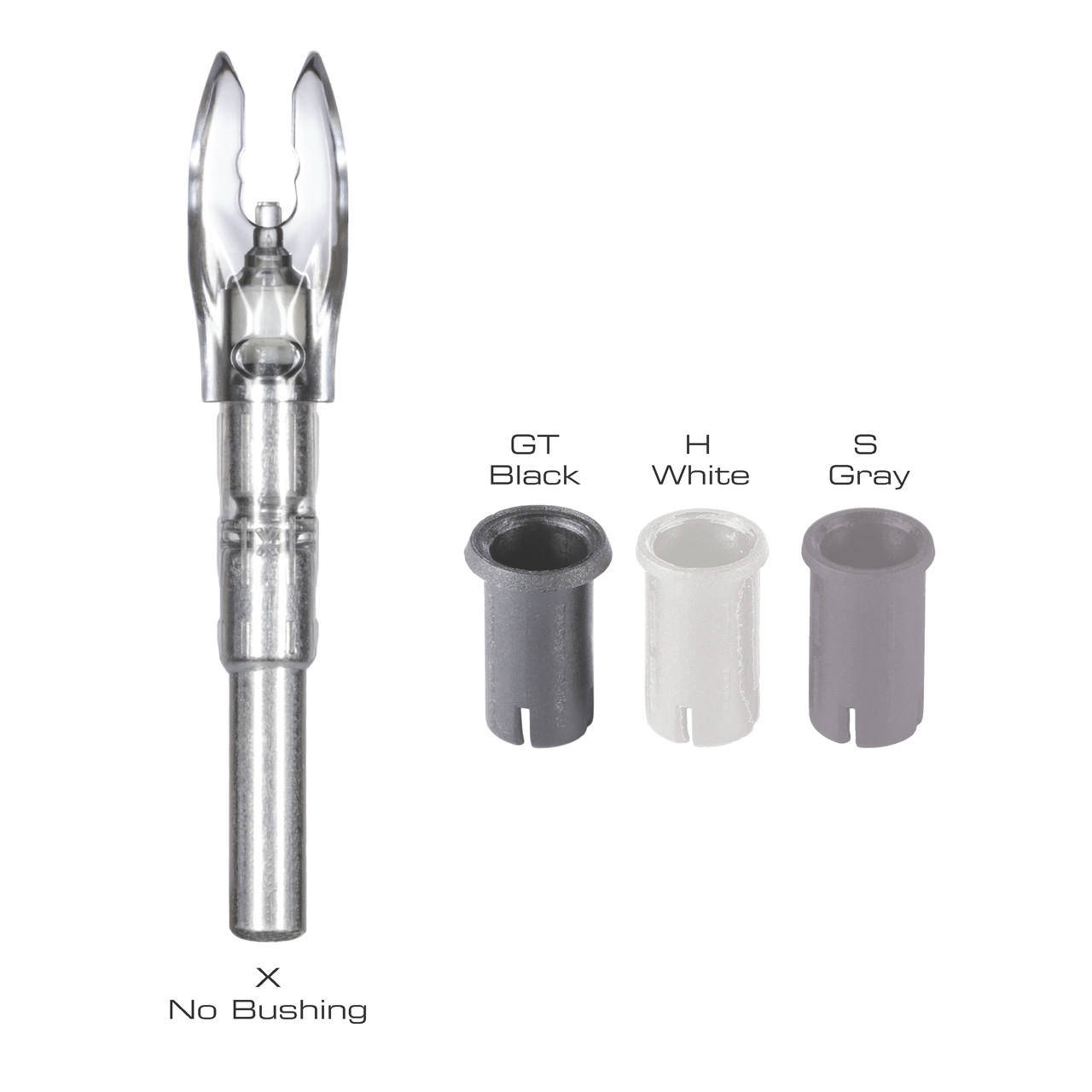 Nockturnal FIT Universal Size Lighted Nock - Blue/Green Strobing 3/pk - Image 2