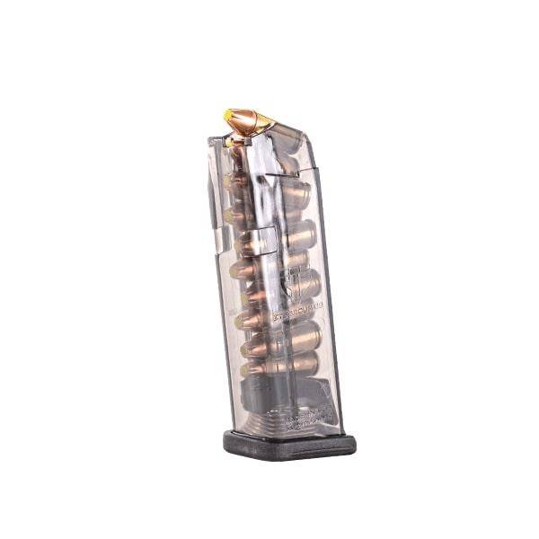 Elite Tactical Systems Smoke Series Glock Handgun Magazine for Glock 19/19X/26 9mm Luger 10/rd - Image 2