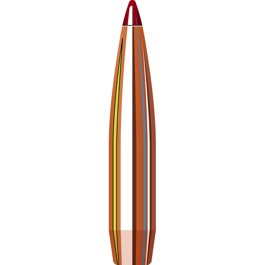 Hornady ELD Match Bullets with Heat Shield .25 cal .257" 134 gr ELD MATCH (1-7/5) 100/ct