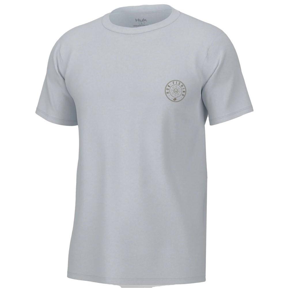 Huk Reel On Short Sleeve Shirt White S - Image 3