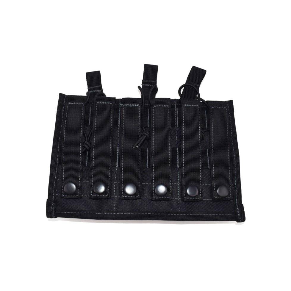 Advance Warrior Solutions Open Top Triple Mag Pouch Black - Image 2