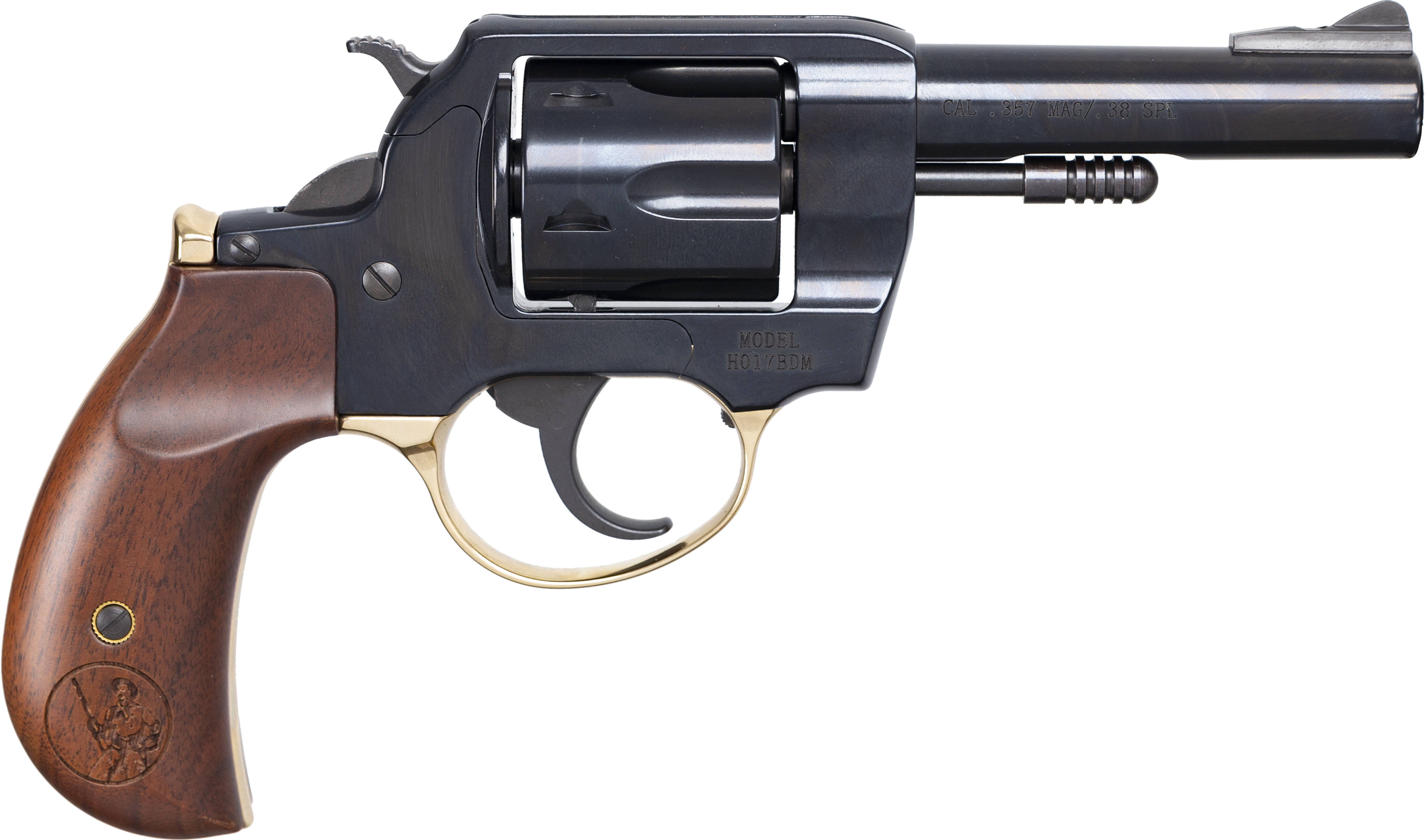 Henry Big Boy Revolver .357 Mag/.38 Spl 6rd Capacity 4" Barrel Birdshead Grip CA Compliant
