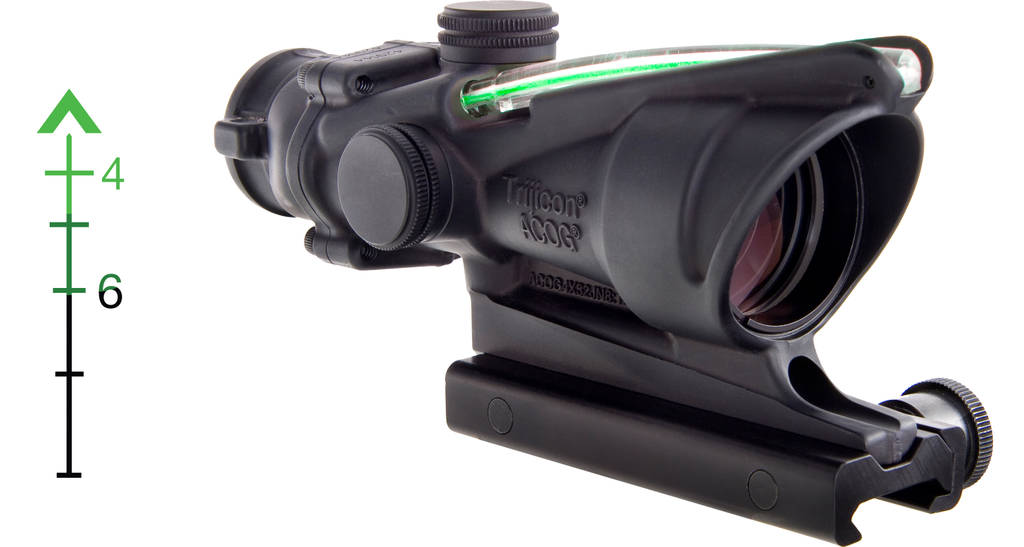 TRIJICON ACOG 4X32 .223 GRN CHEVRON