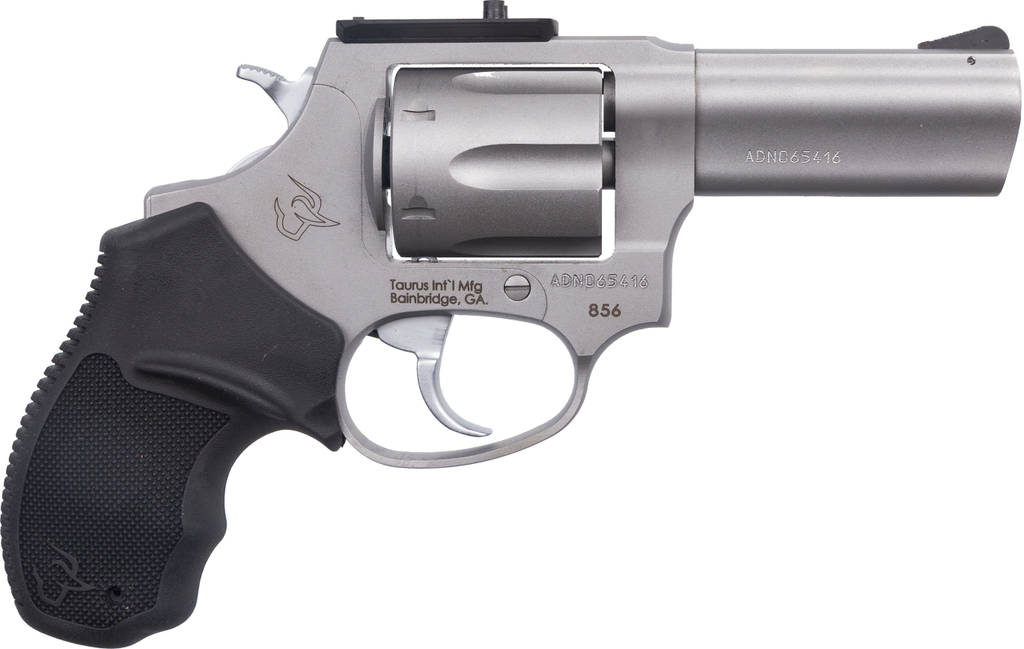 Taurus Defender 856 T.O.R.O. Handgun .38 Special 6rd Capacity 3" Barrel Stainless Steel with Black Grip Optics Ready CA Compliant