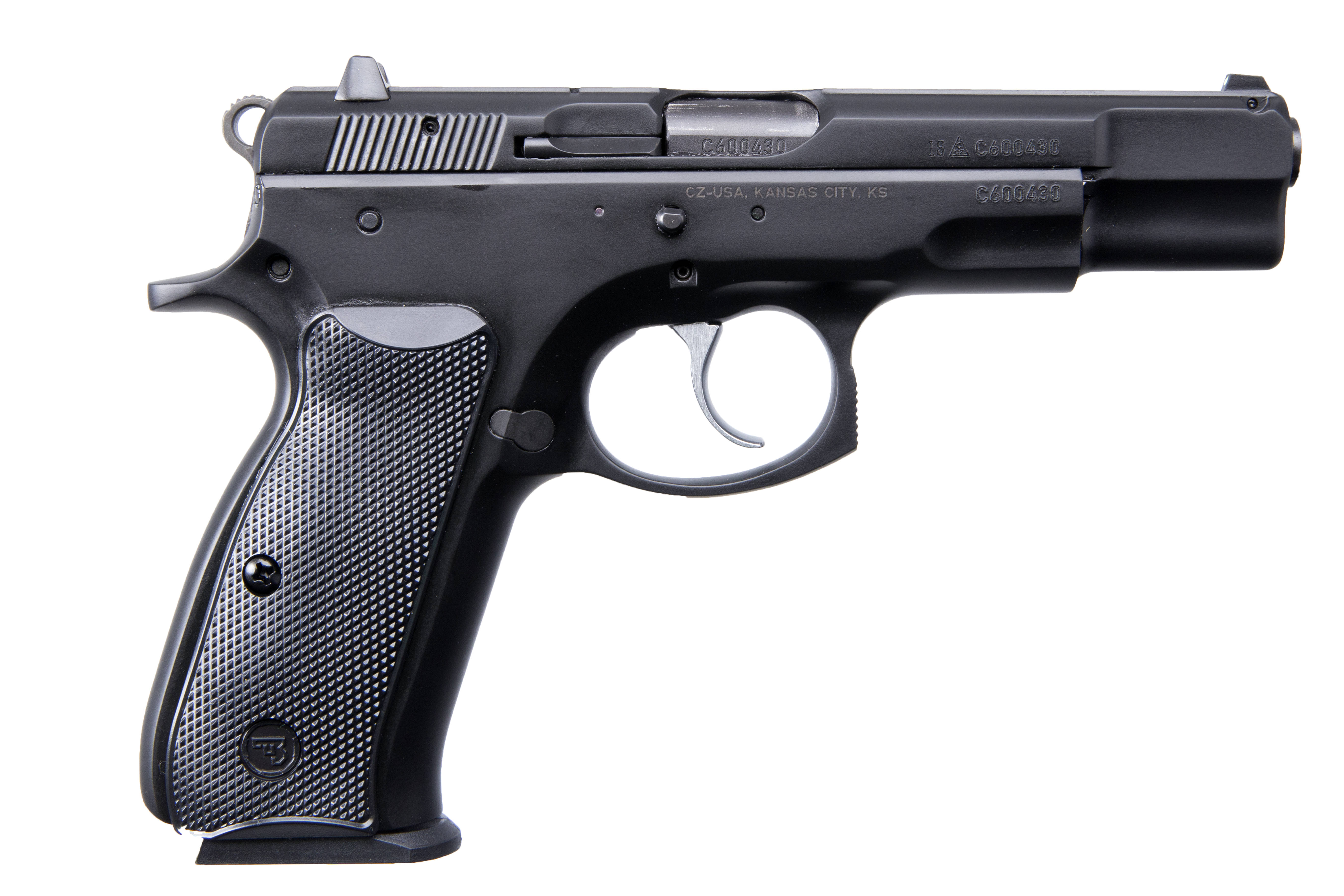 CZ-USA 75 B Handgun 9mm Luger 10rd Magazine 4.6" Barrel Black