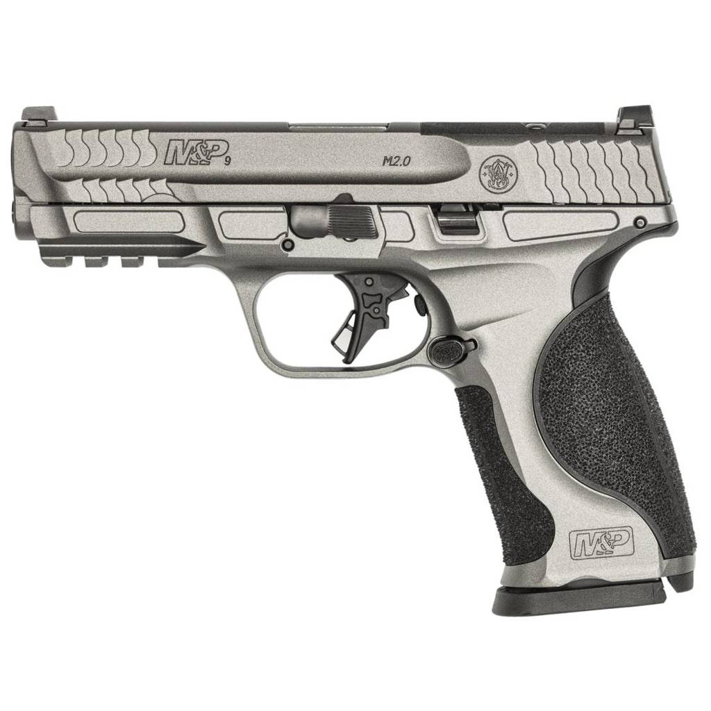 S&W M&P M2.0 Metal Handgun 9mm Luger 17rd Magazines(2) 4.25" Barrel  OR Optic Ready