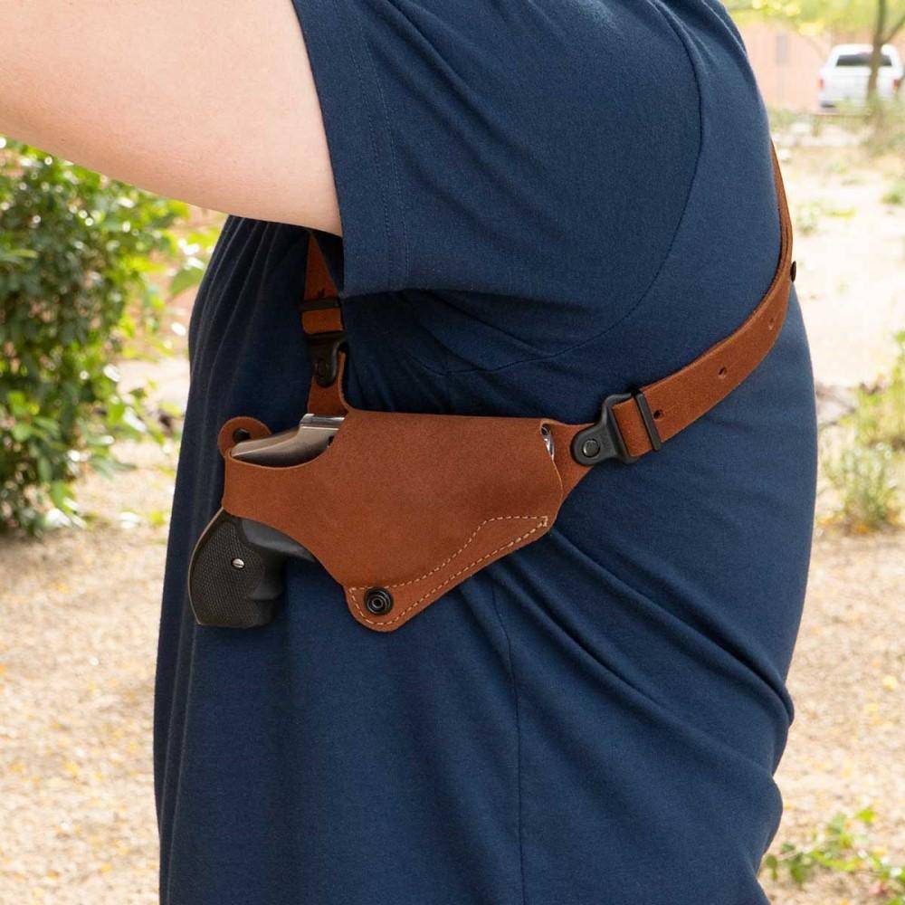 Galco Classic Lite 2.0 Shoulder System Holster for S&W M&P Shield Plus Natural RH - Image 3