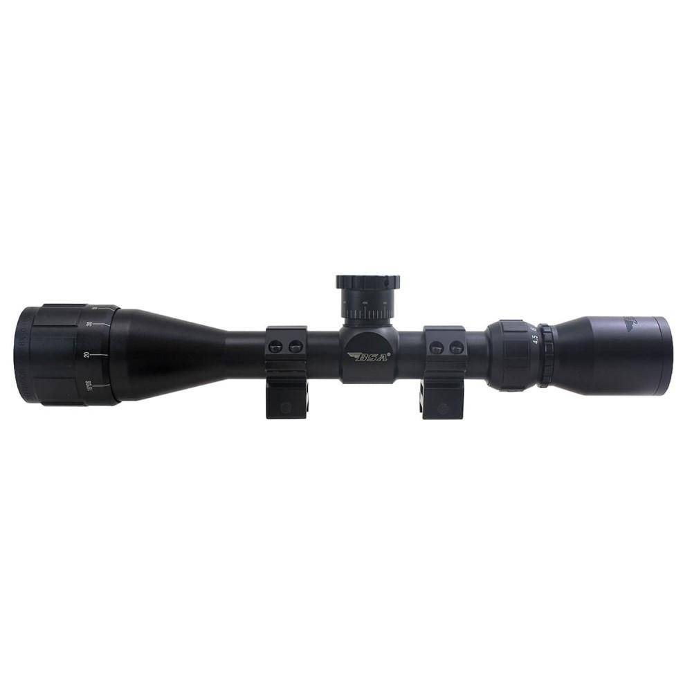 BSA Sweet .22 3-9x40mm Adjustable Objective Rifle Scope SFP 30/30 Duplex Reticle Non Illuminated Black with Dovetail Rings - Image 3