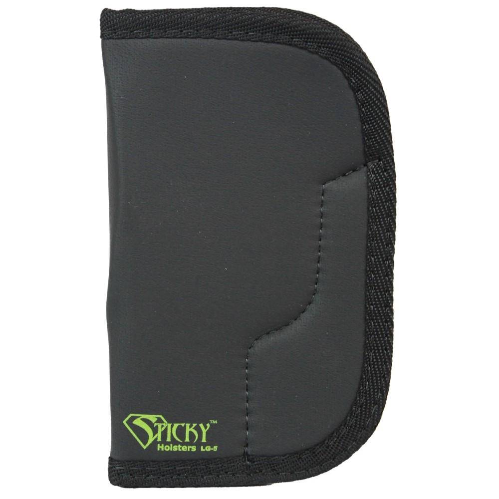 Sticky Holsters Large Sticky Pocket Holster for 4" Revolvers Grey Ambi