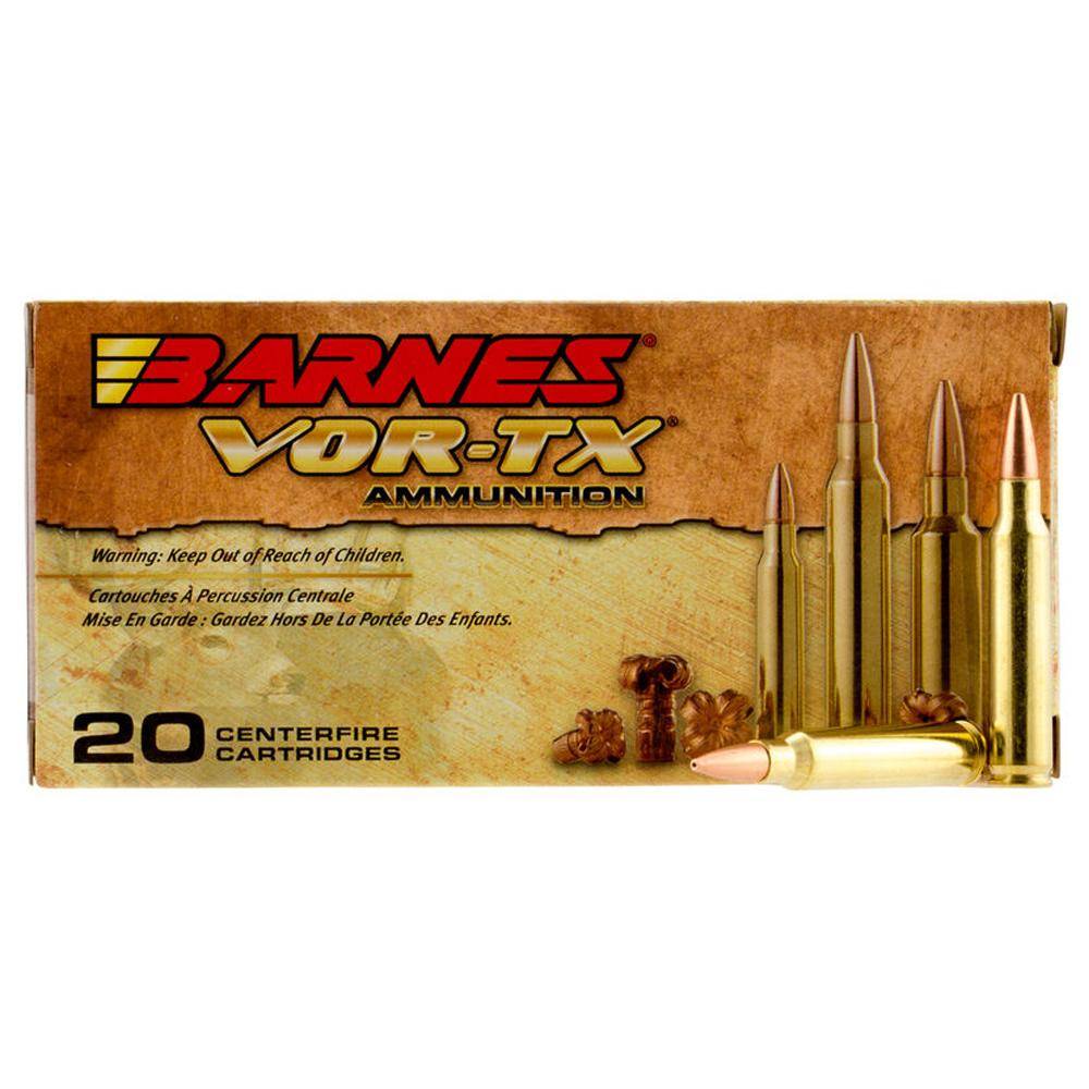 Barnes VOR-TX Rifle Ammunition 5.56X45 NATO 62 gr TSX-BT 3000 fps 20/ct