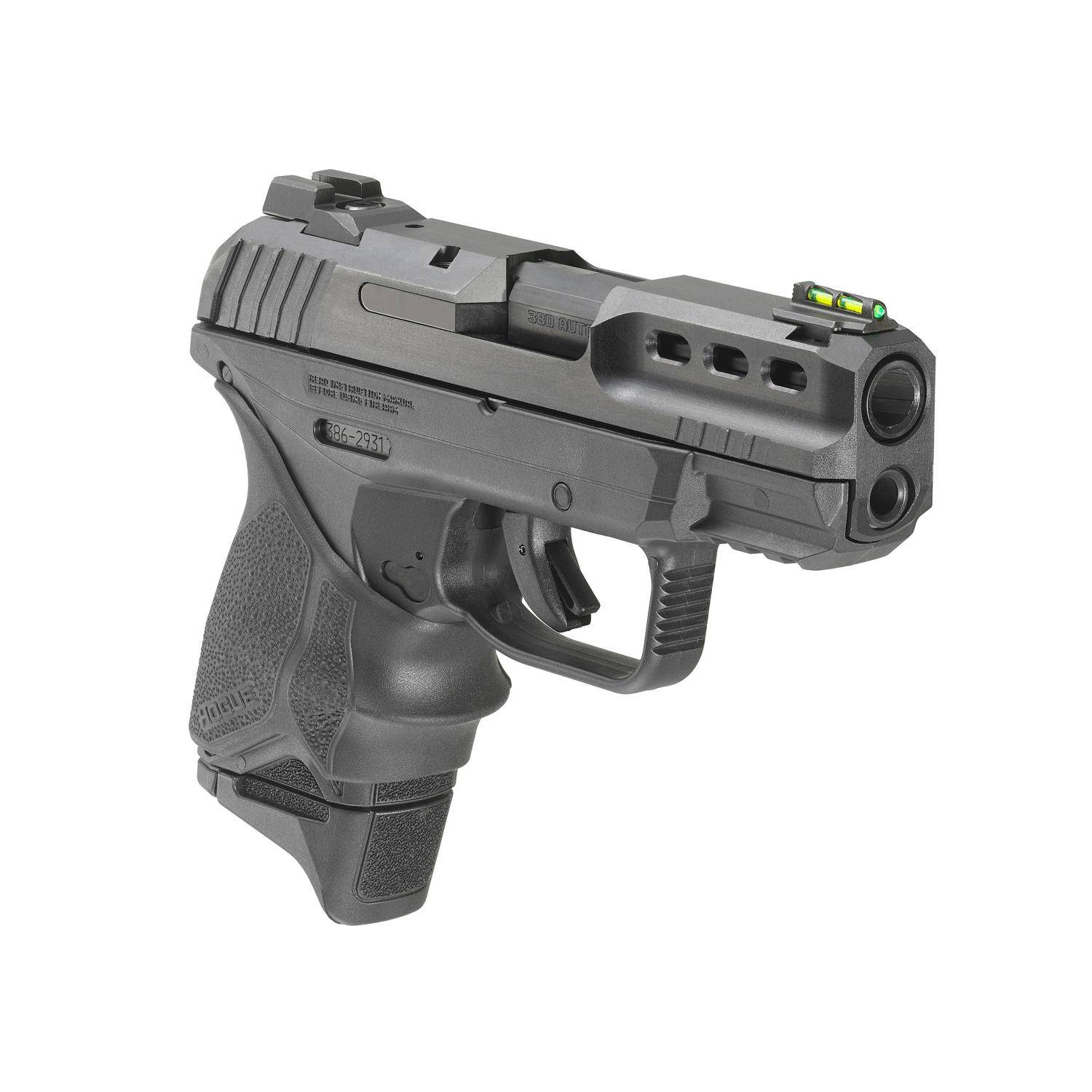 Ruger Security 380 Handgun w/Hogue Beavertail Handall Grip Sleeve .380 Auto 10rd Magazines(3) 3.42" Barrel Front Optic Sight - Image 2
