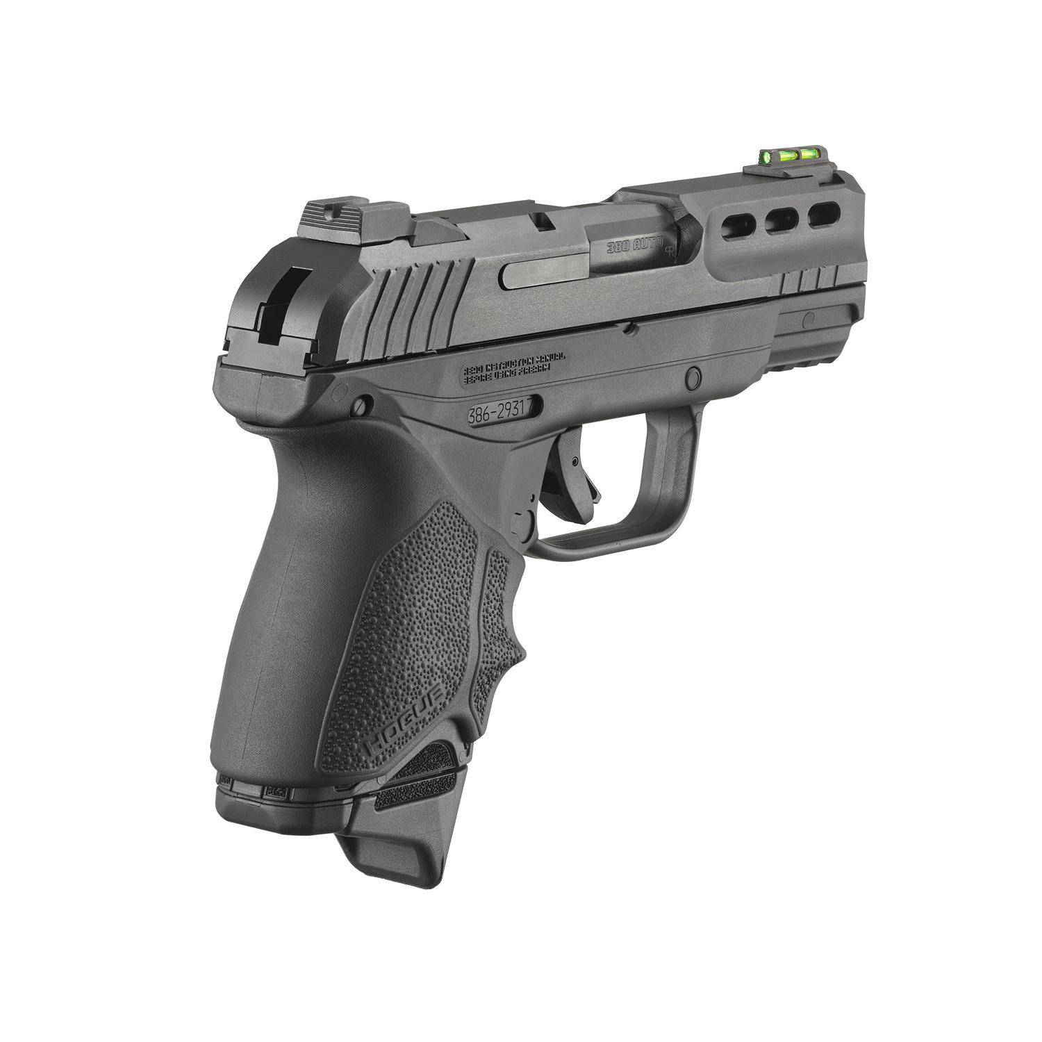 Ruger Security 380 Handgun w/Hogue Beavertail Handall Grip Sleeve .380 Auto 10rd Magazines(3) 3.42" Barrel Front Optic Sight - Image 3
