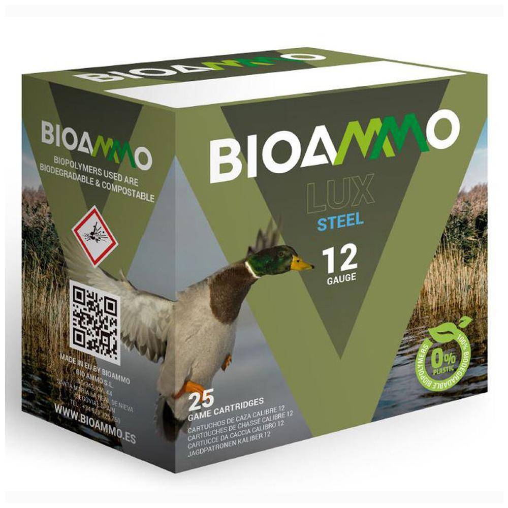 BIOAMMO Steel Game Pheasant Shotshells 12 ga 2-3/4" 1 oz 1265 fps #5 25/ct