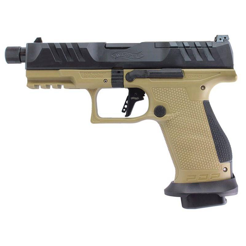 Walther PDP Compact Handgun 9mm Luger 18rd Magazines (3) 4.6" Barrel FDE Optic Ready - Image 2