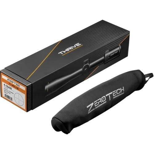 ZeroTech Thrive Rifle Scope 4-16x50 30mm SFP PHRii MOA Non-Illum Black - Image 3