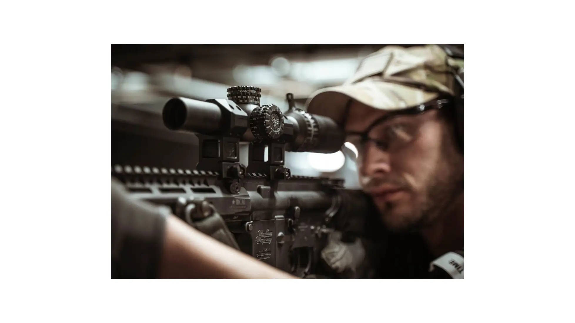 Swampfox Arrowhead LPVO Series Rifle Scope 1-8x24 30mm SFP IR Red MOA Black - Image 4