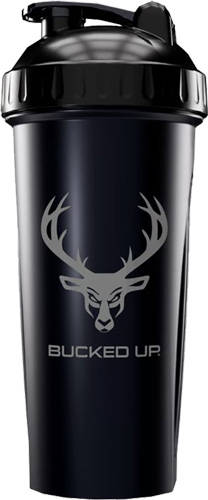 BUCKED UP SHAKER 28OZ BLACK &