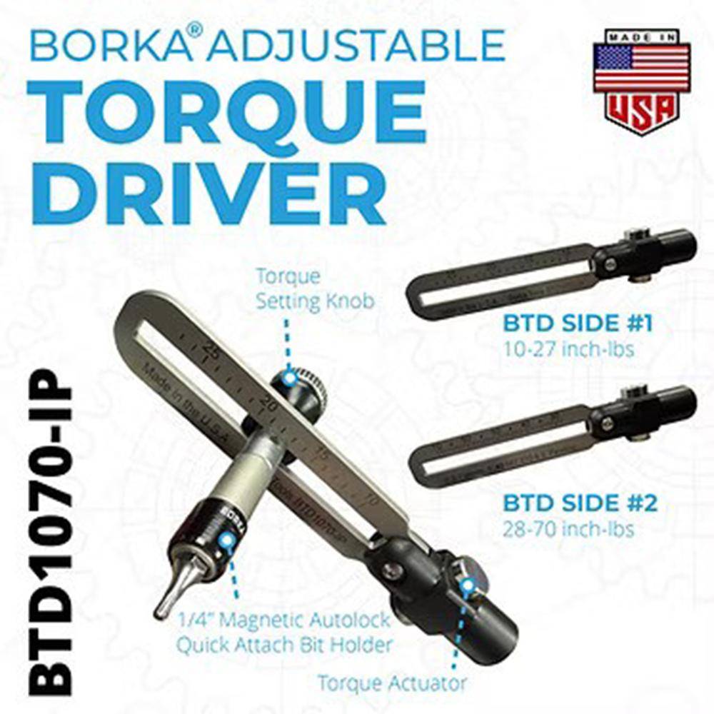 Borka Standard Configuration Tool Kit with 3 pc Extension Bit Set - Image 3