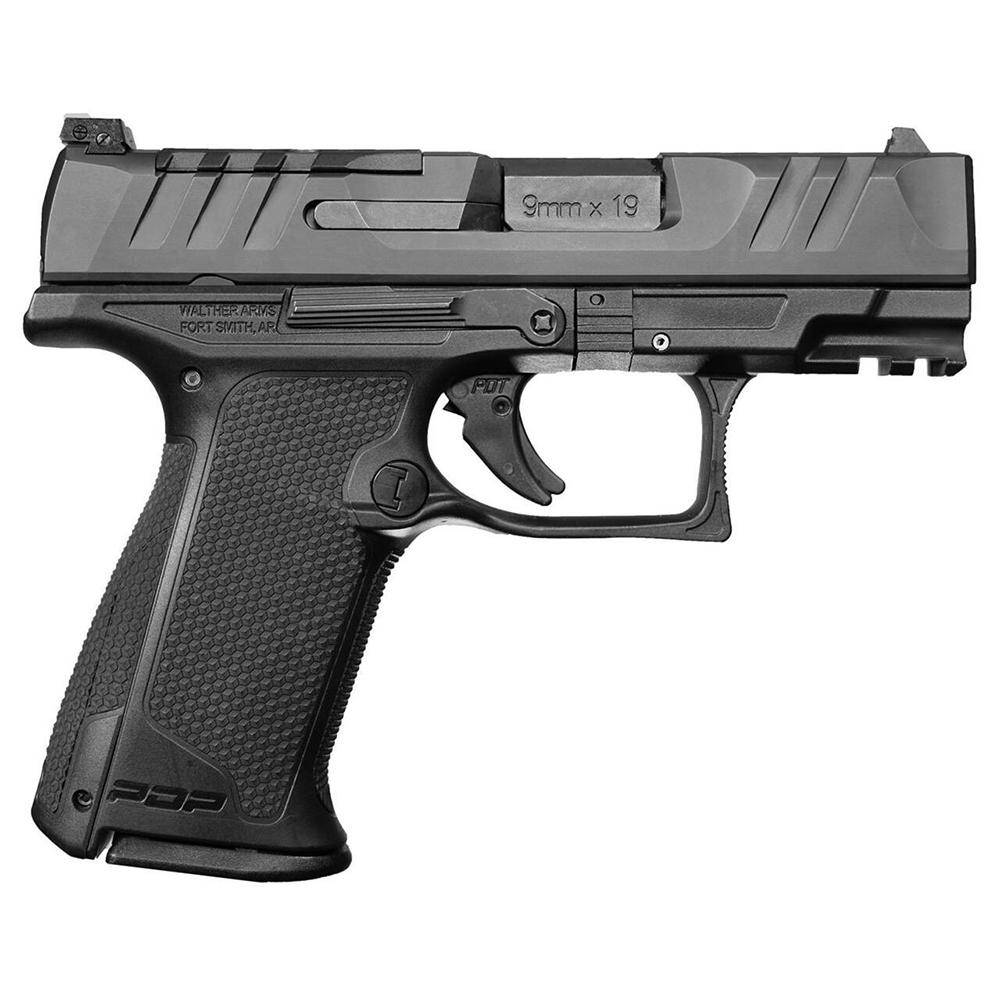 Walther PDP F-Series Handgun 9mm Luger 10rd Magazines (2) 3.5" Barrel Black