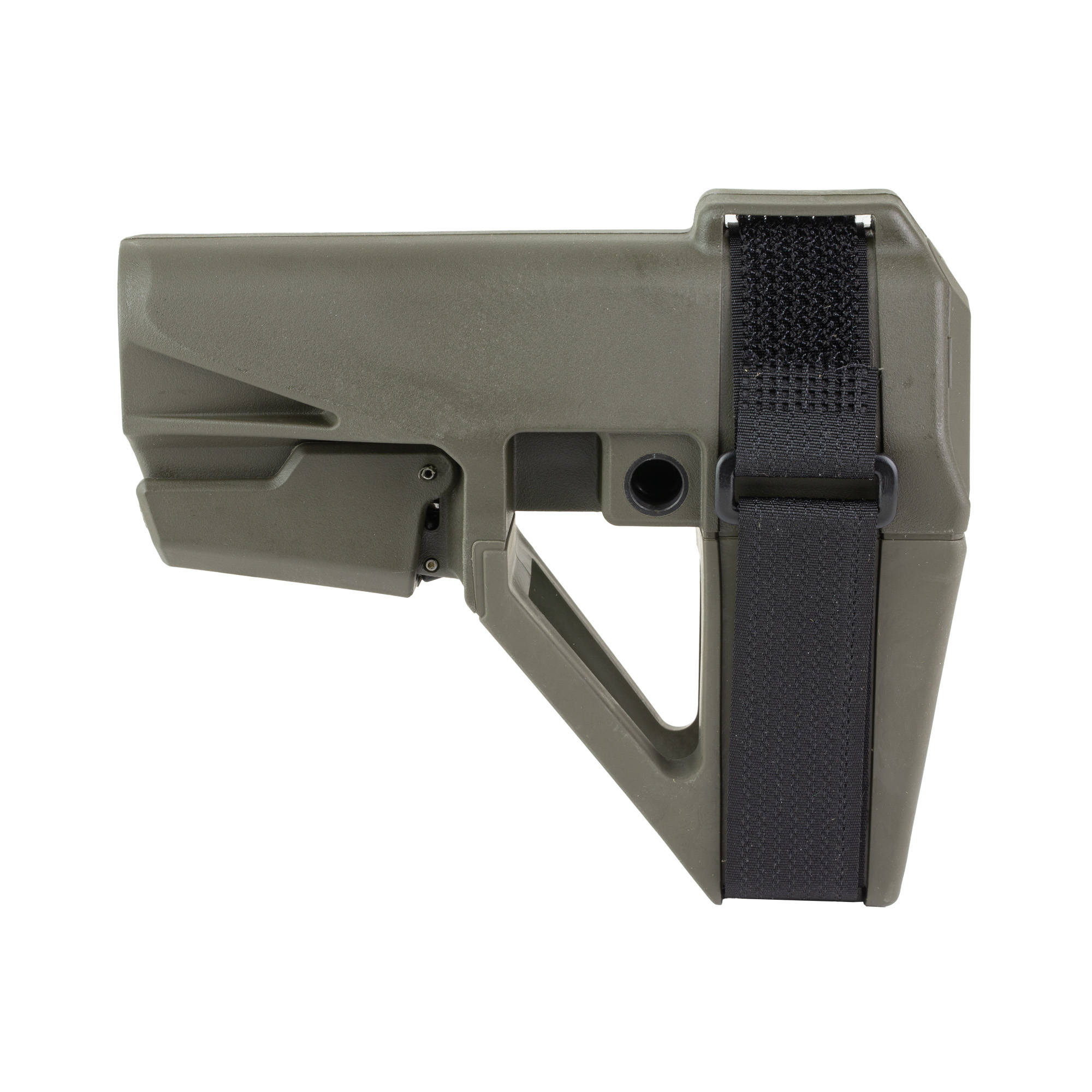 SB Tactical SBA5 Pistol Stabilizing Brace 5-Position Adjustable for AR-15 OD Green - Image 2
