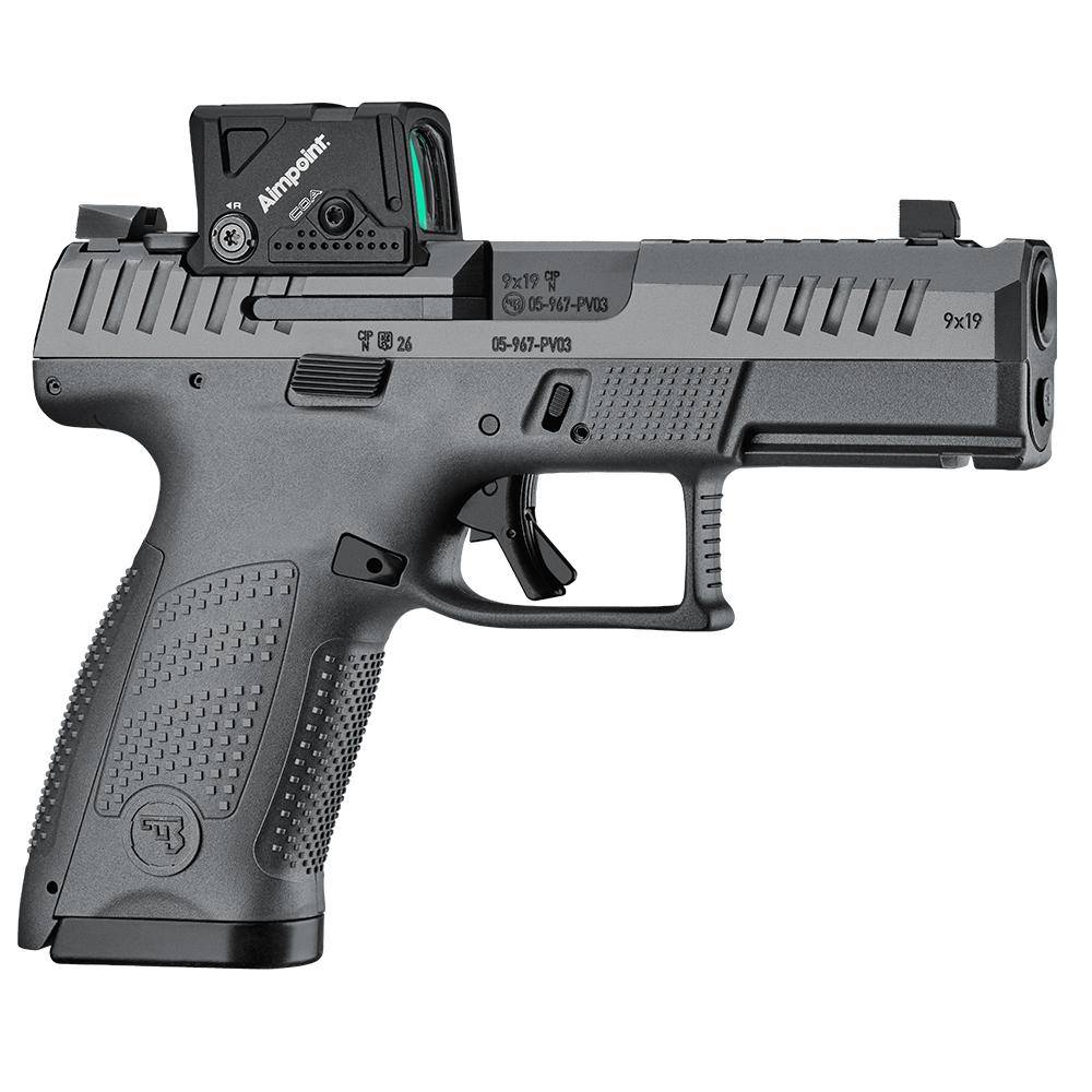 CZ USA P-10 C Ported Handgun 9mm Luger 15rd 4" Barrel COA Black