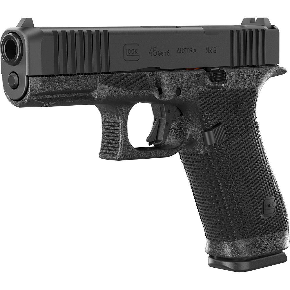 Glock 45 Gen 6 Handgun 9mm Luger 10rd Magazines (3) 4.02" Barrel Black Austria - Image 3