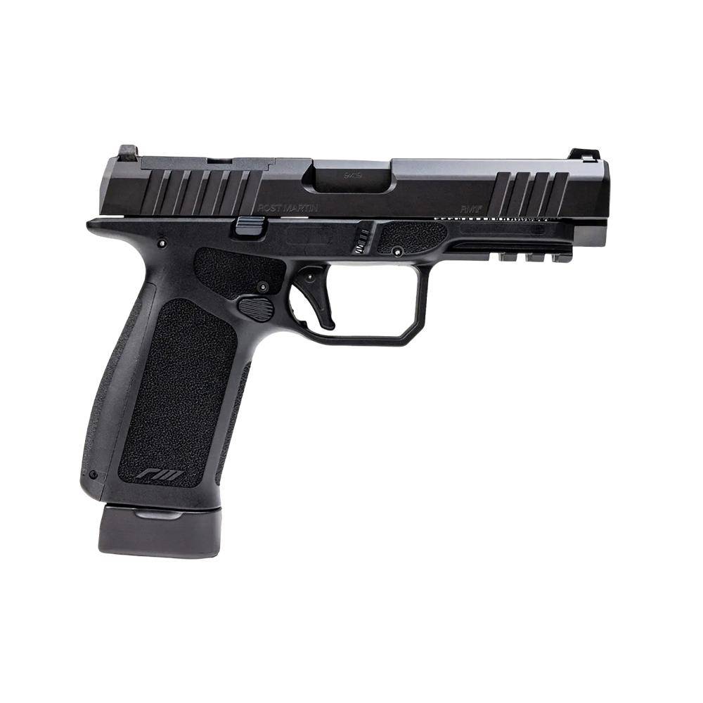 Rost Martin RM1F OR Handgun 9mm Luger 17rd (1) & 19rd (1) Magazines 4.5" Barrel Black