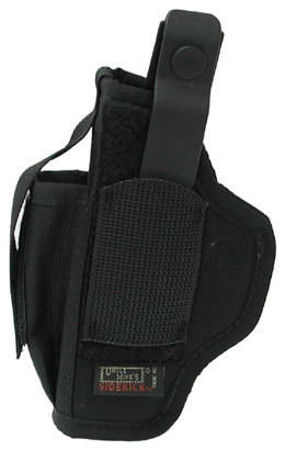 Uncle Mike's Sidekick IWB/OWB Holster with Mag Pouch Size 15 Kodra Black Ambi - Image 3