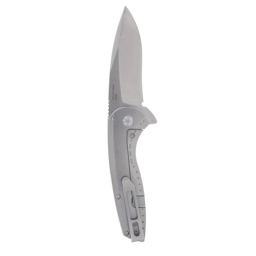 SOG Knives Aegis FLK 2.0 Folding Knife 3-1/4" Drop Point Blade Silver - Image 2